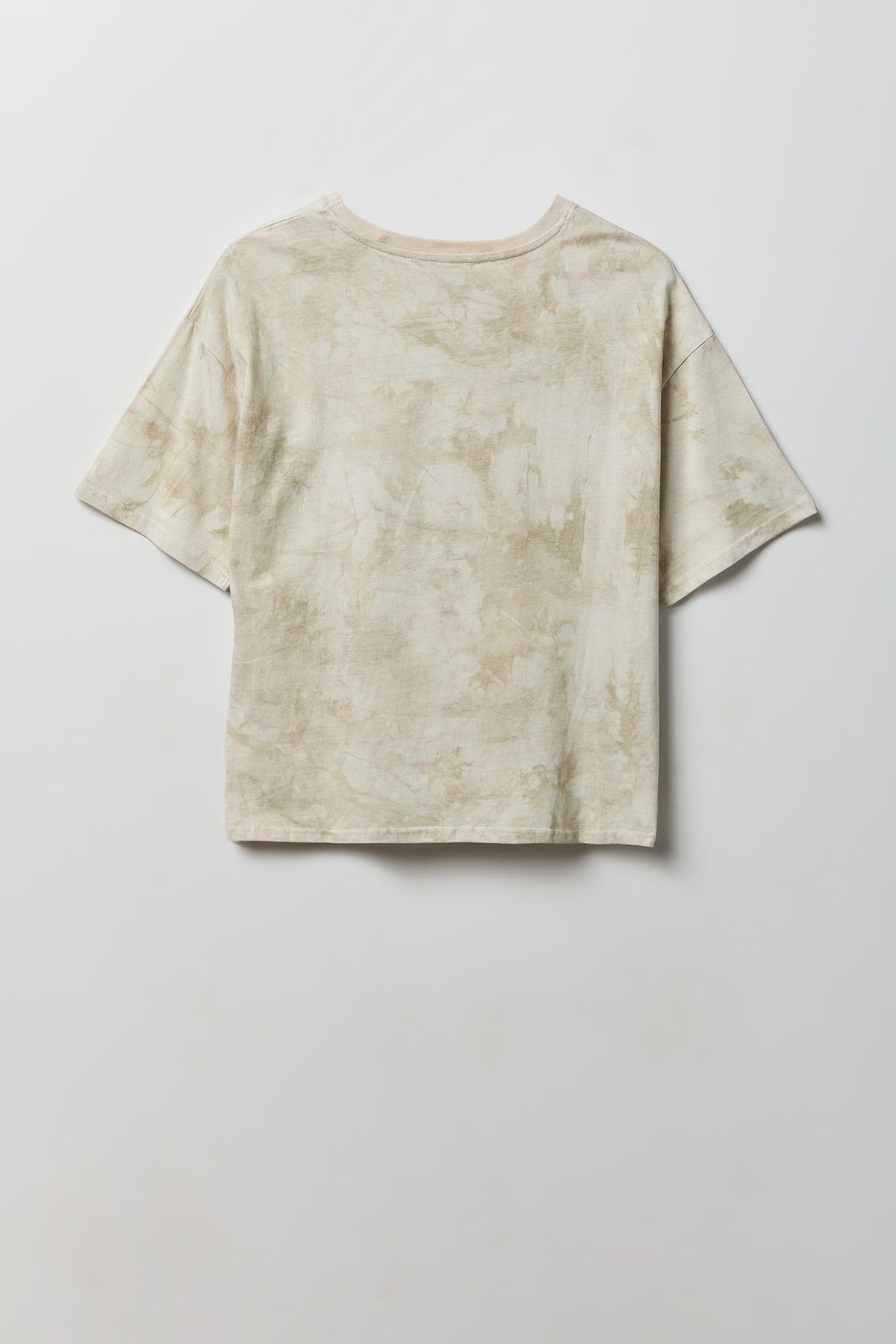 Alt View 2. Tie Dye Graphic Boyfriend T-Shirt - Taupe