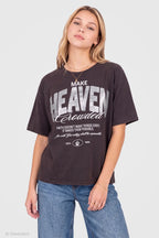 Washed Graphic Boyfriend T-Shirt