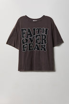 Washed Graphic Boyfriend T-Shirt