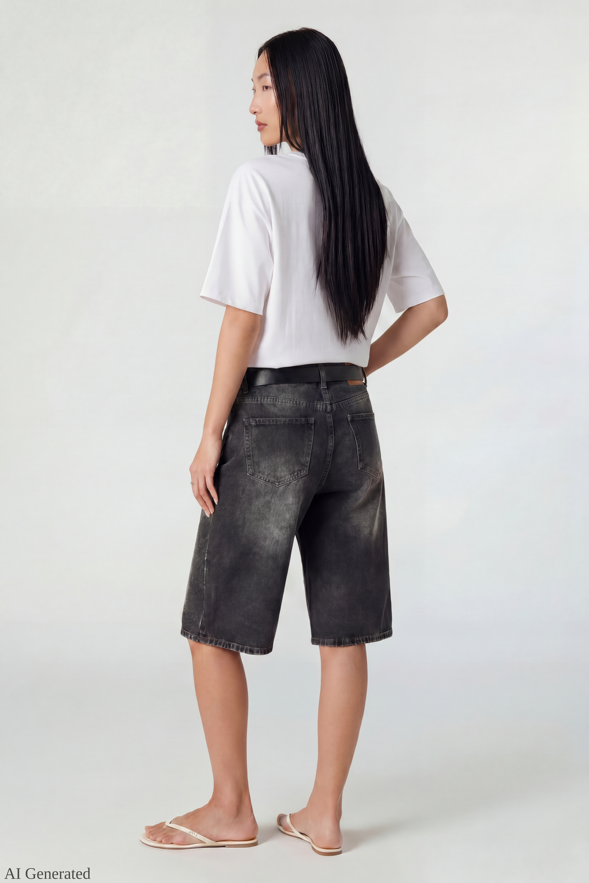 Alt View 3. Summer Graphic Boyfriend T-Shirt - White