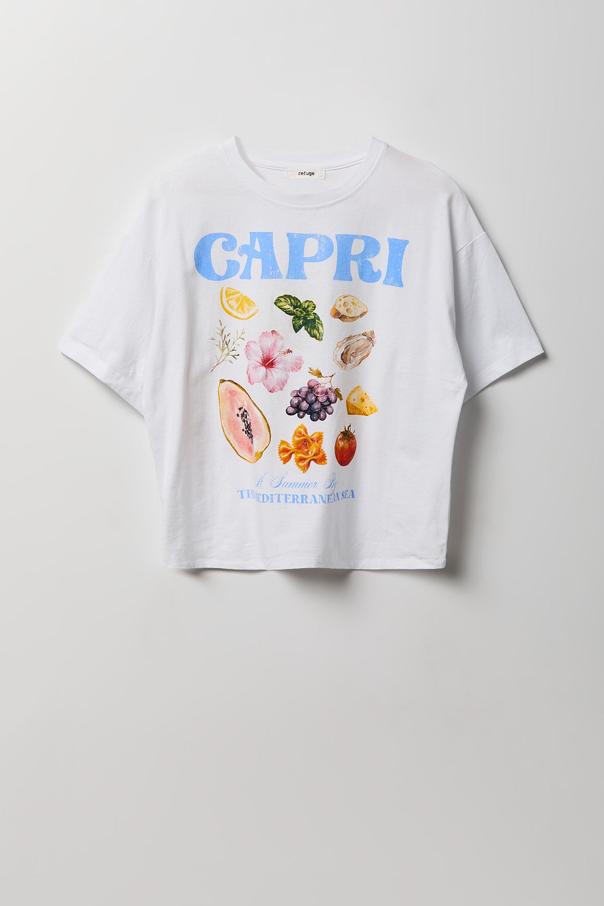 Alt View 4. Summer Graphic Boyfriend T-Shirt - Off White