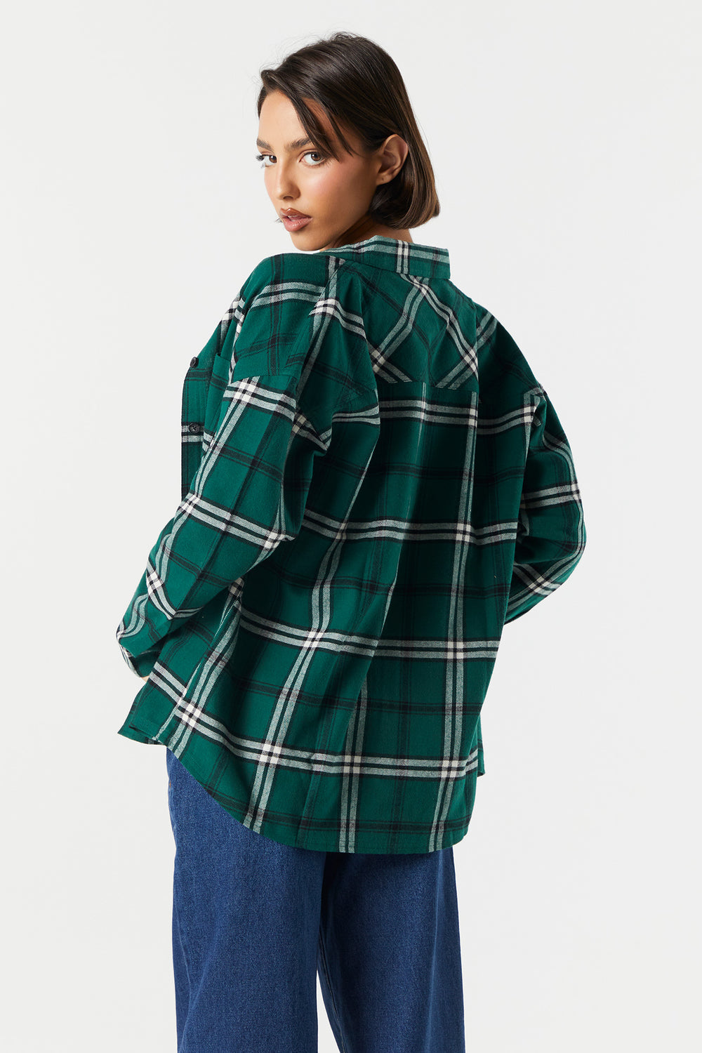 Classic Plaid Button-Up Top Classic Plaid Button-Up Top 14