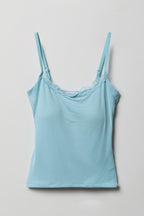 Luxe Heavy Contour Braless Lace Trim Tank