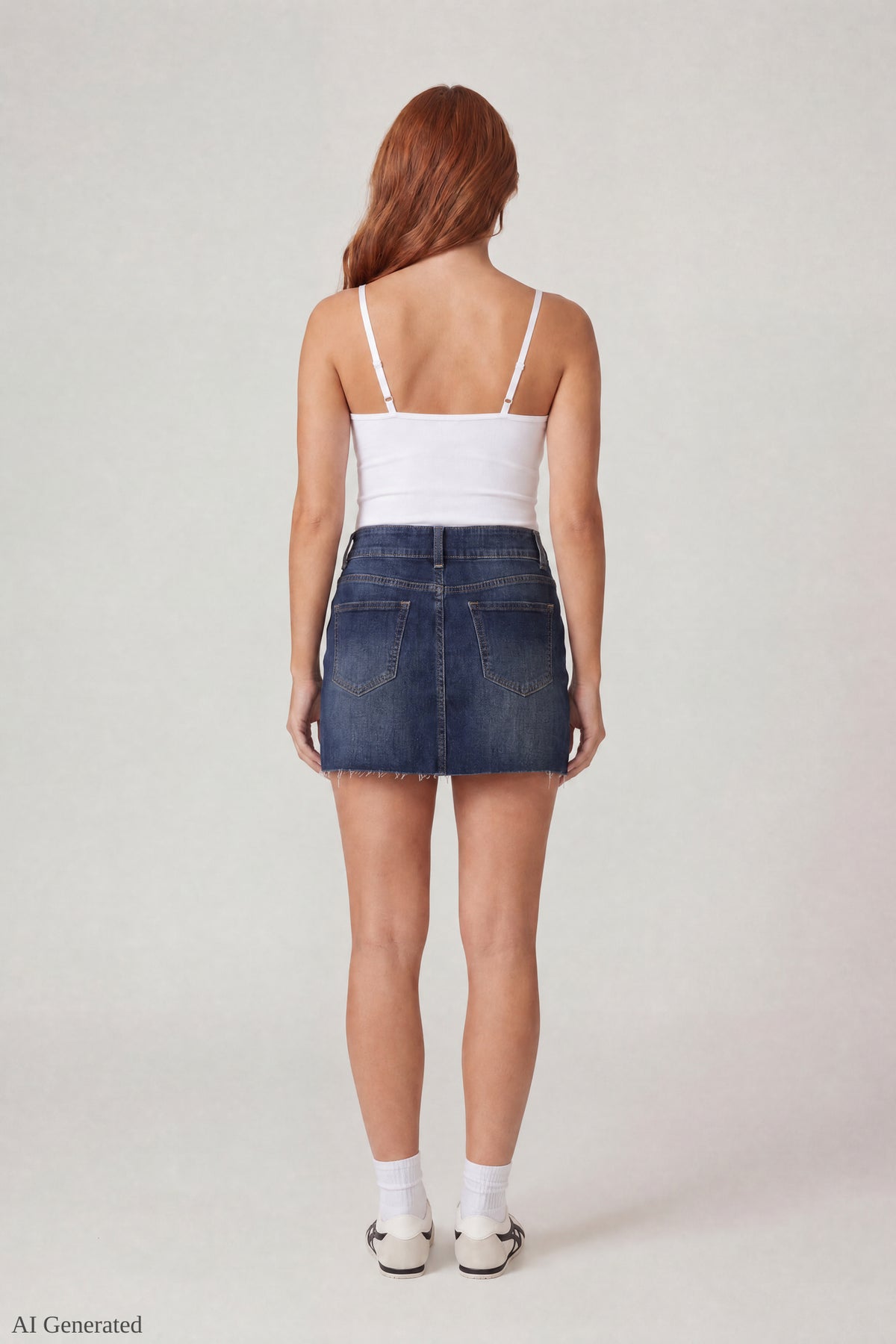 Alt View 3. Luxe Heavy Contour Braless Lace Trim Tank - White