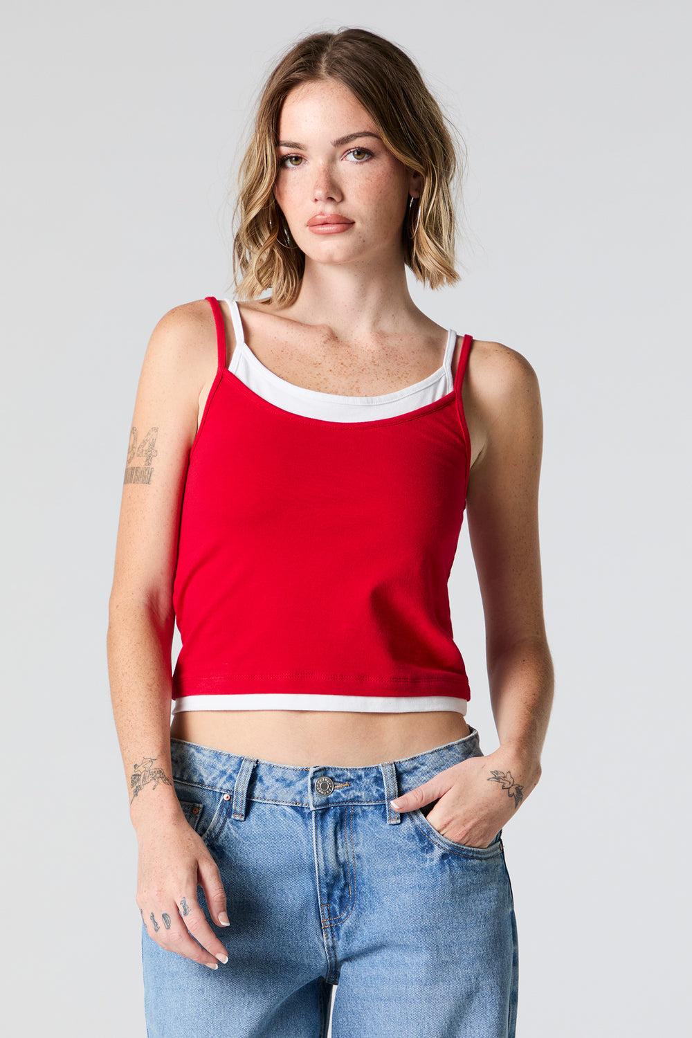 Layered Cropped Cami Layered Cropped Cami 4