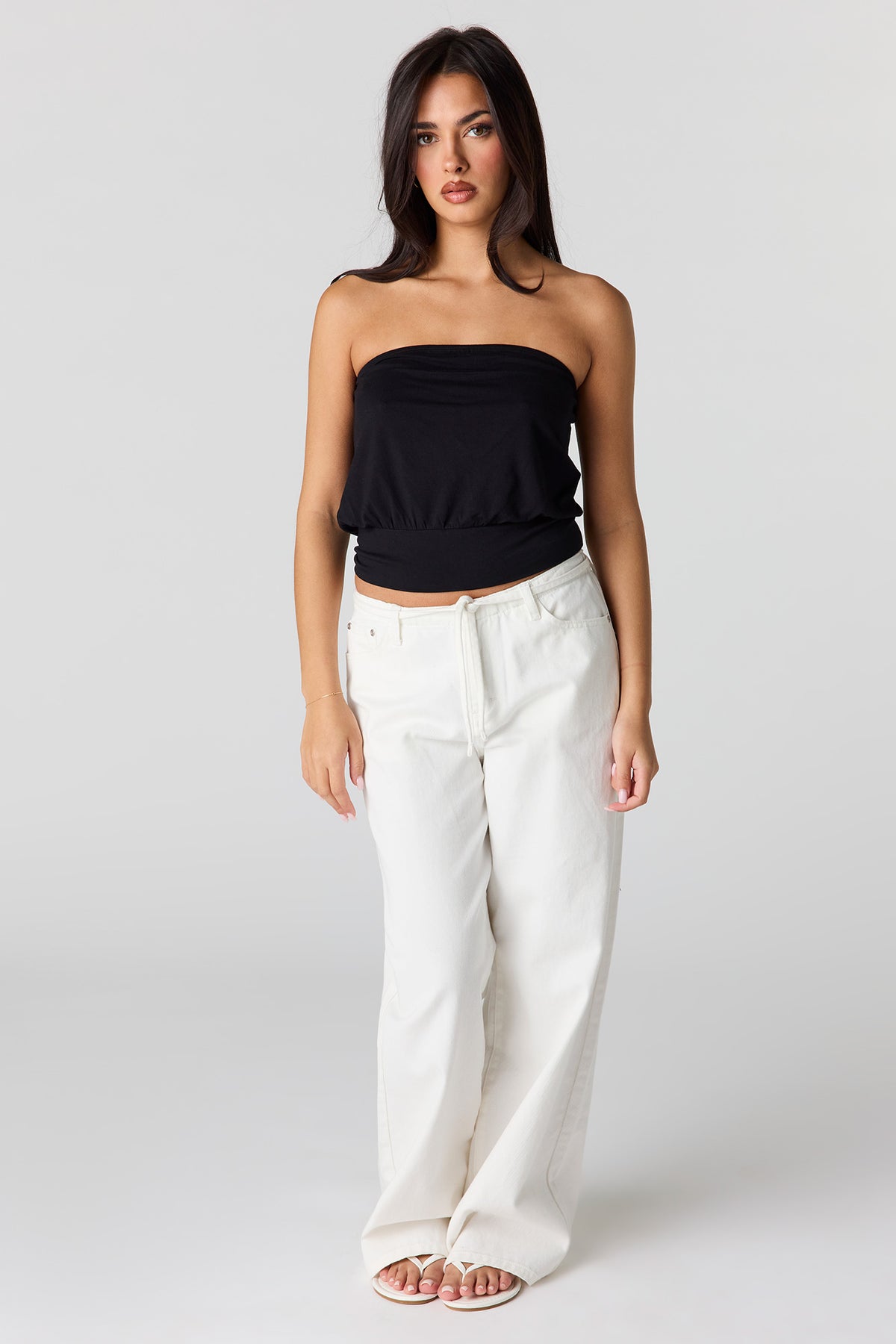 Alt View 3. Tube Top - Black