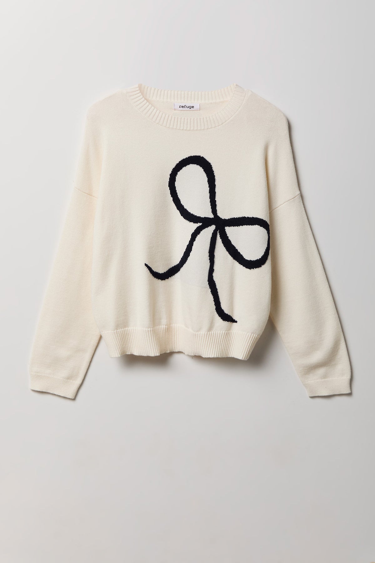 Alt View 4. Jacquard Knit Sweater - Ivory