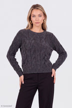 Mossy Cable Knit Sweater