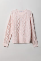 Mossy Cable Knit Sweater