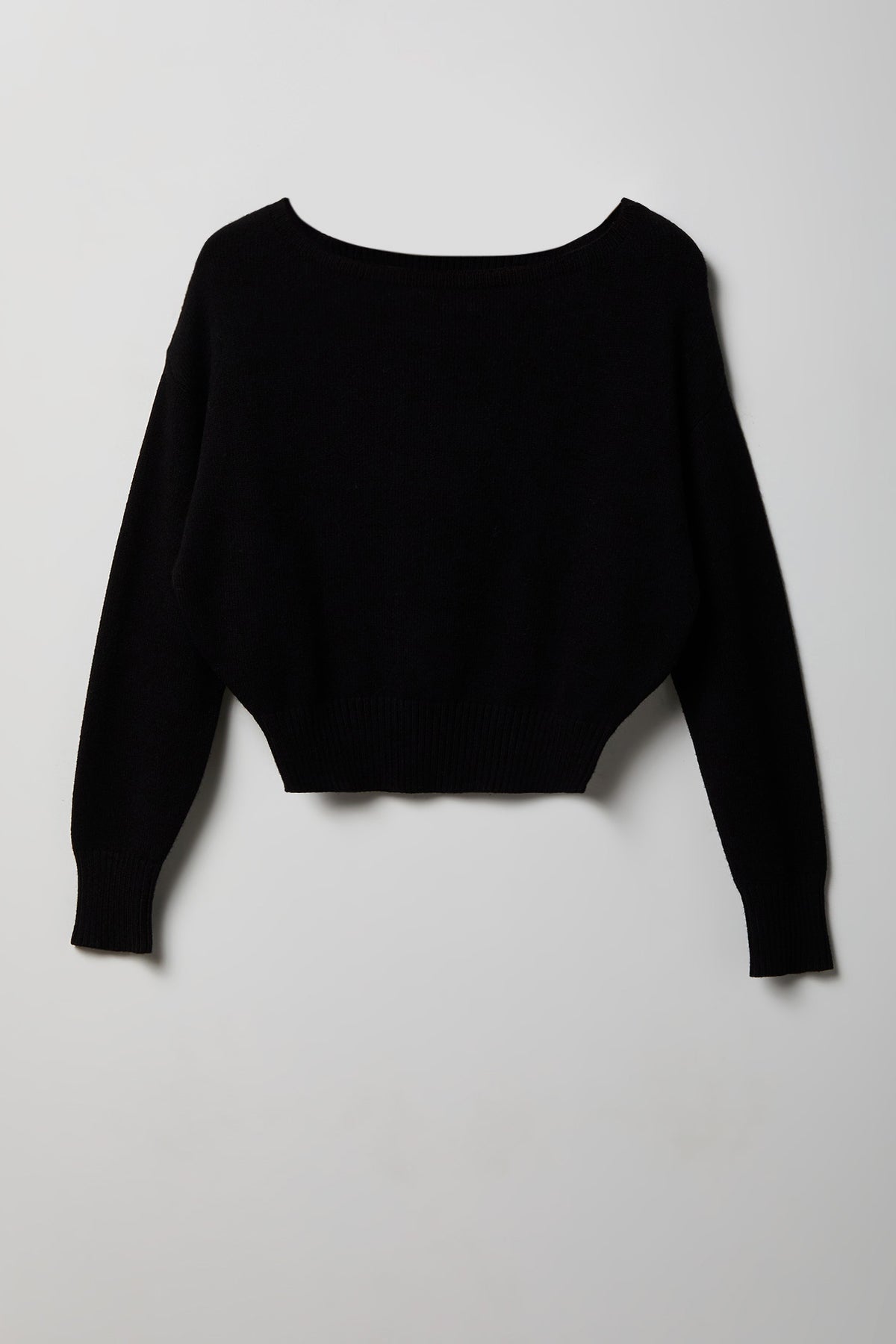 Dolman Sleeve Sweater - Black