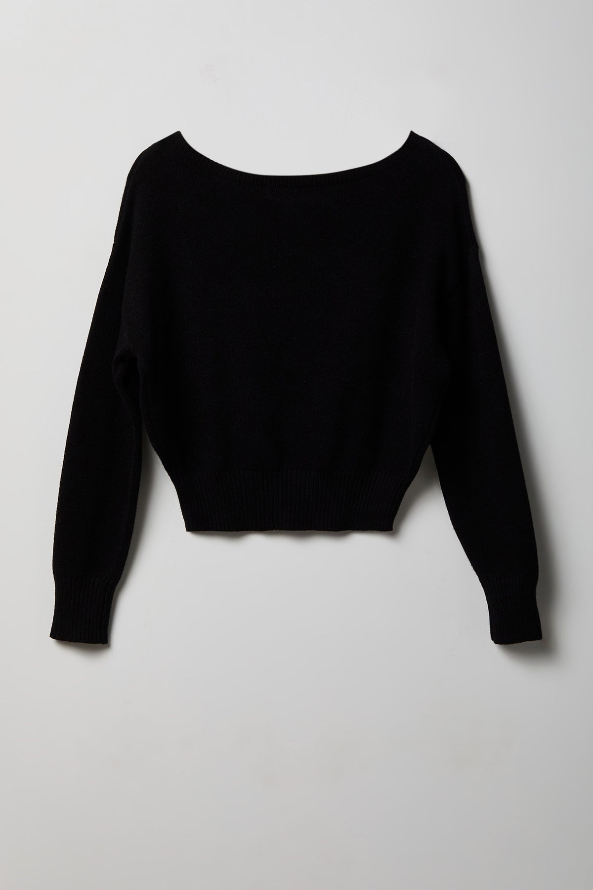 Alt View 2. Dolman Sleeve Sweater - Black