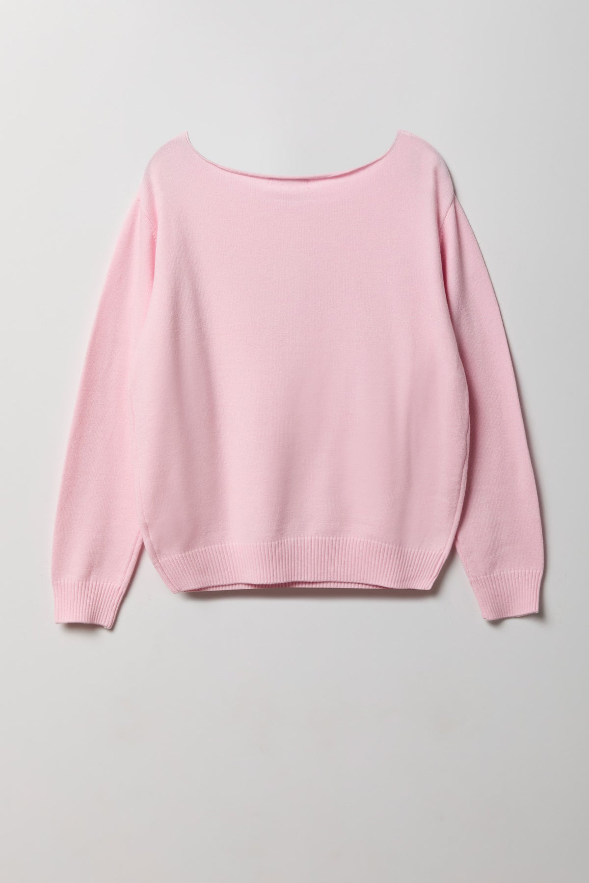 Alt View 2. Knit Sweater - Pink
