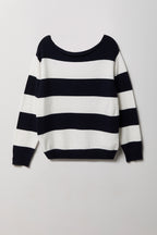 Striped Boatneck Sweater