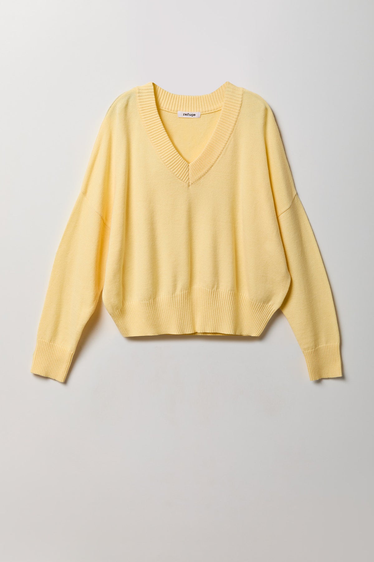 V-Neck Sweater - Yellow