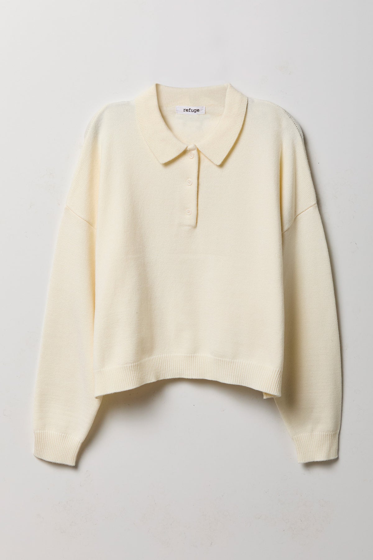 Polo Sweater - Ivory