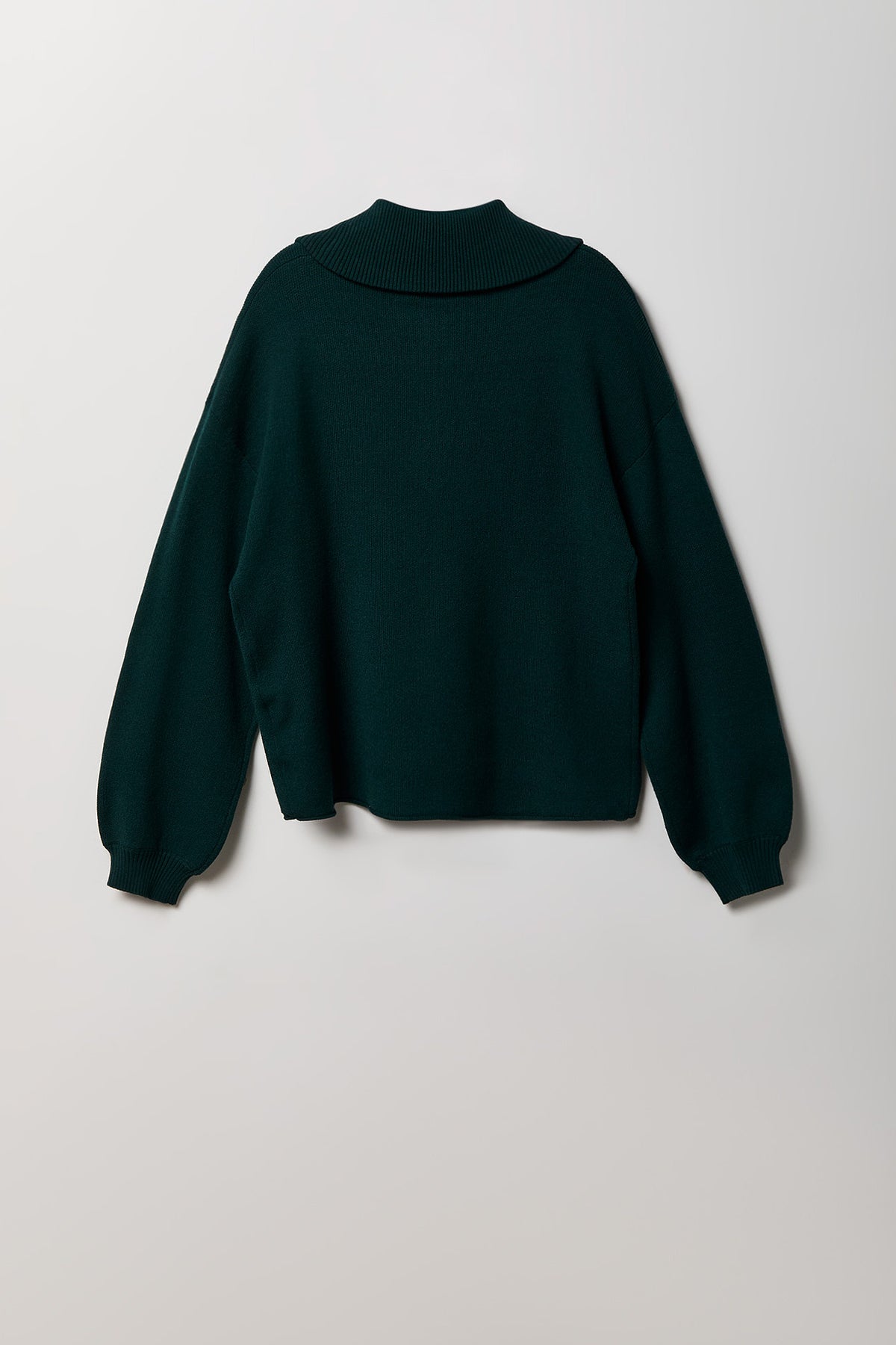 Alt View 2. Quarter Zip Sweater - Green