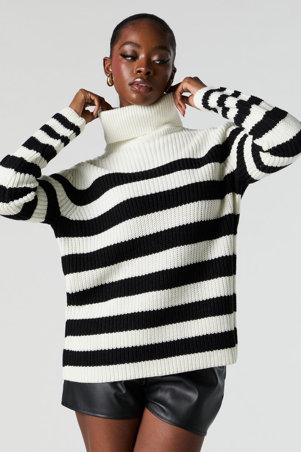 Caslon ribbed turtleneck tunic sweater best sale