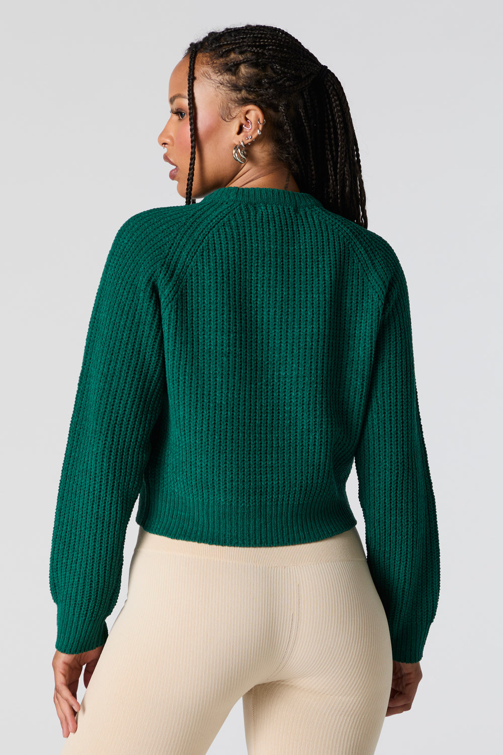 Cable Knit Cropped Sweater Cable Knit Cropped Sweater 2