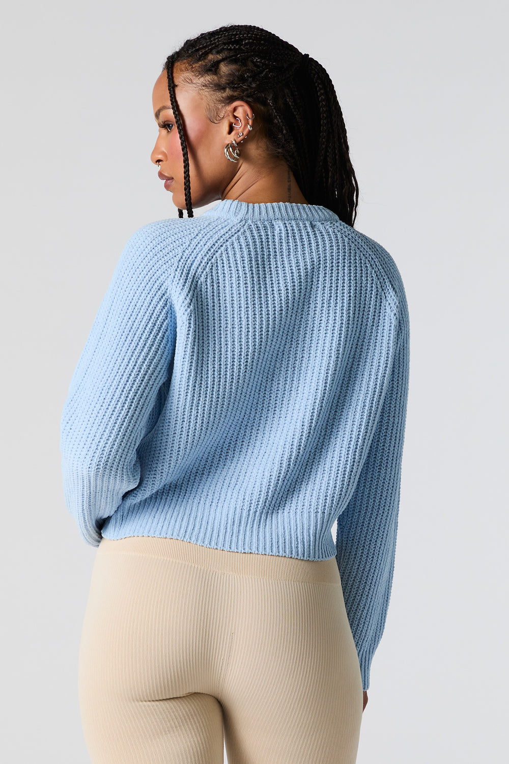 Cable Knit Cropped Sweater Cable Knit Cropped Sweater 8