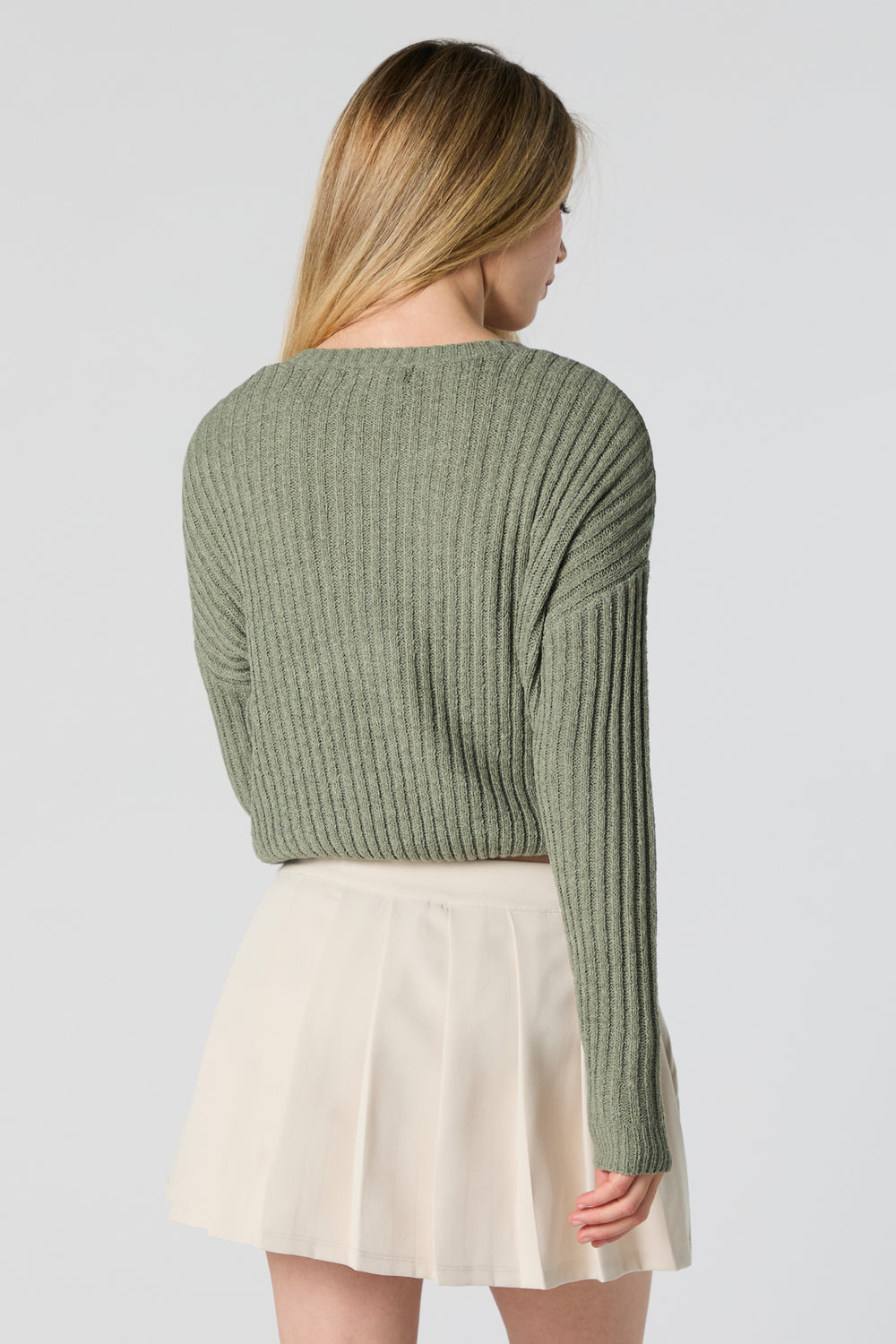 Wide Ribbed Knit Sweater Wide Ribbed Knit Sweater 5