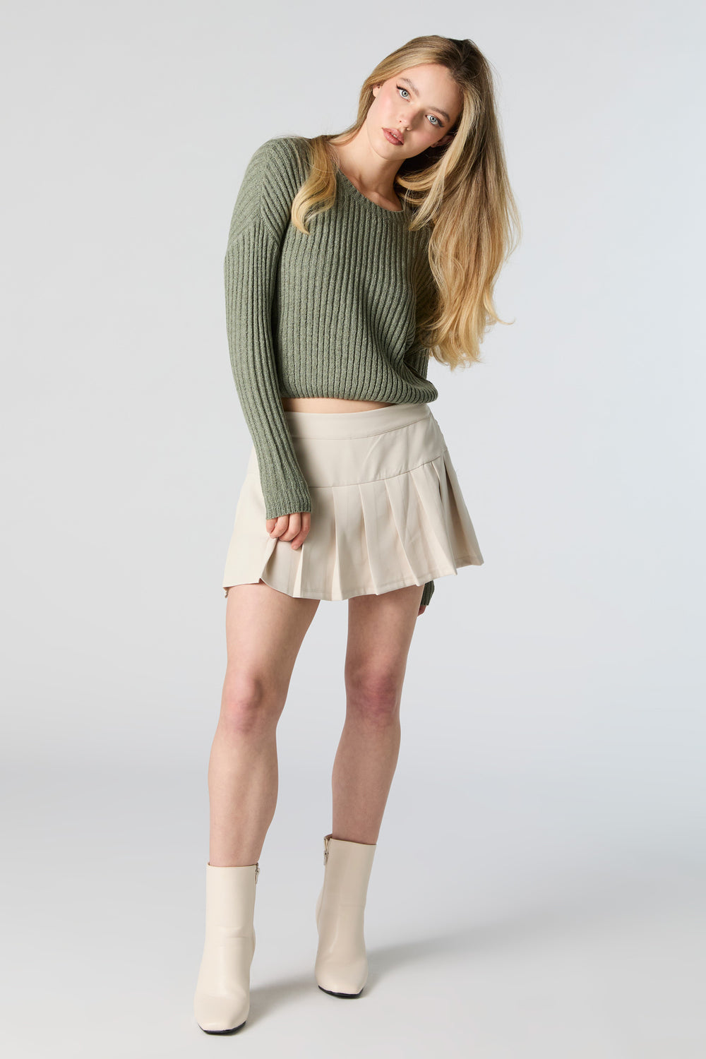 Wide Ribbed Knit Sweater Wide Ribbed Knit Sweater 6