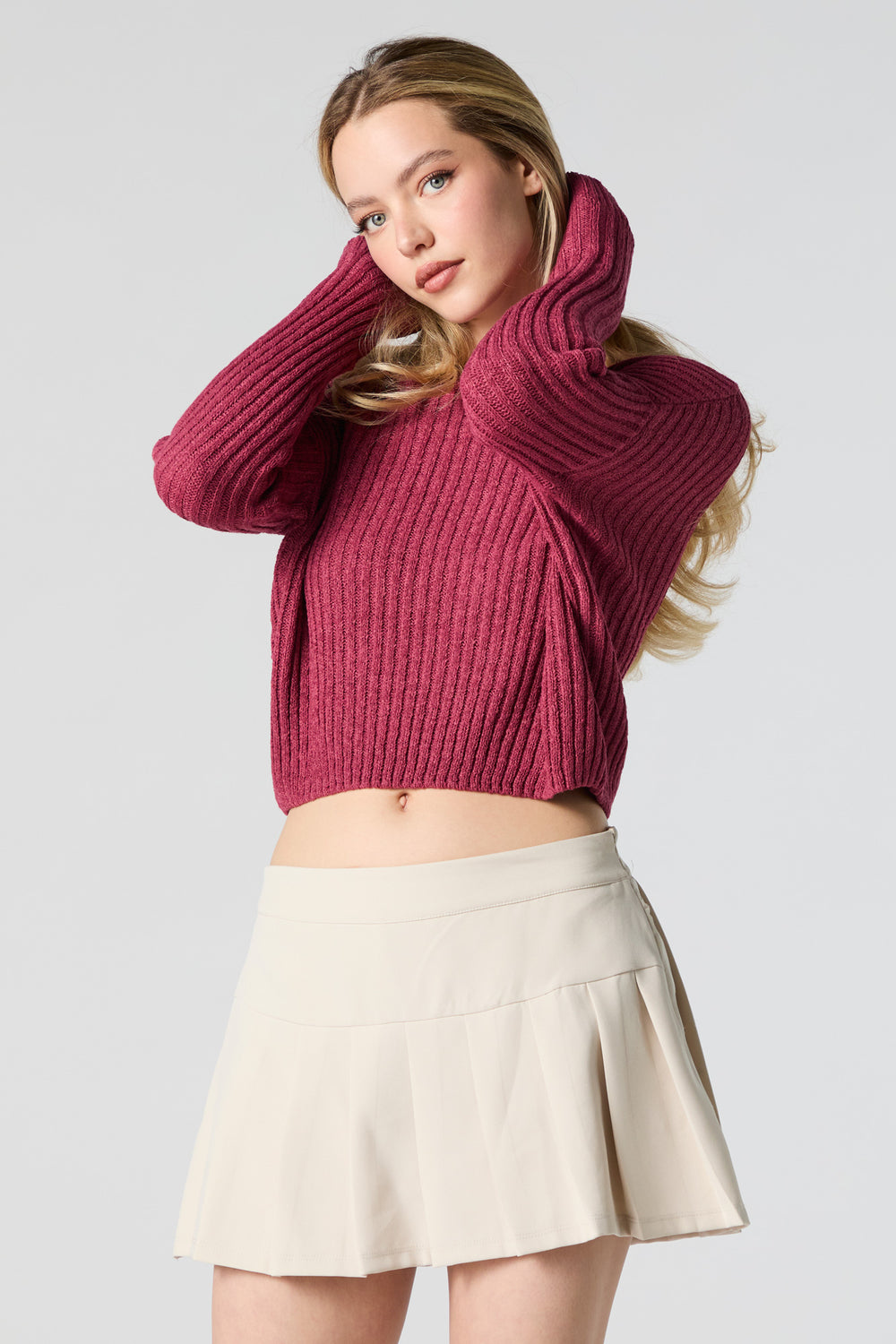 Wide Ribbed Knit Sweater Wide Ribbed Knit Sweater 10