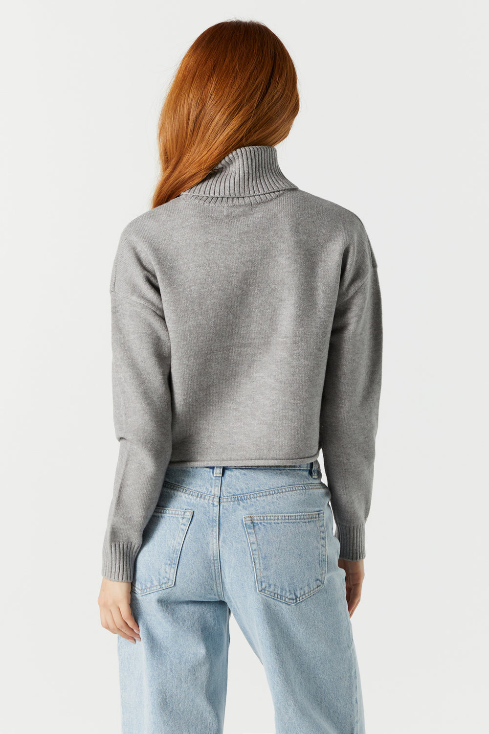 Cropped Turtleneck Sweater Cropped Turtleneck Sweater 5