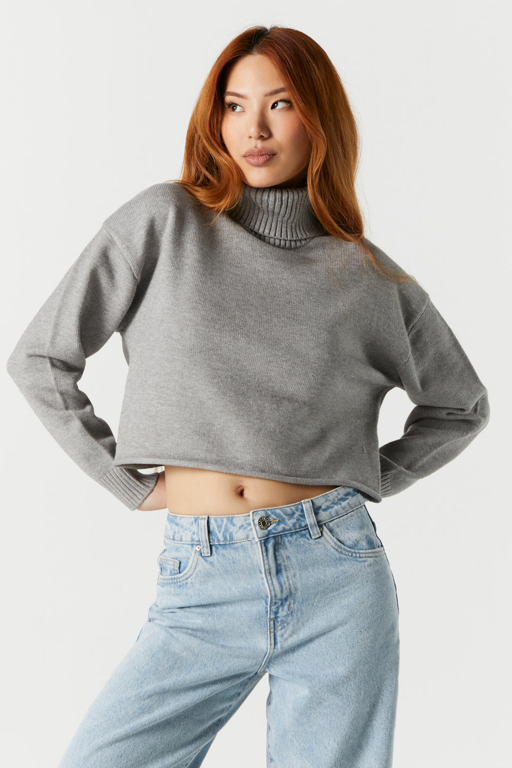 Cropped Turtleneck Sweater Cropped Turtleneck Sweater 4