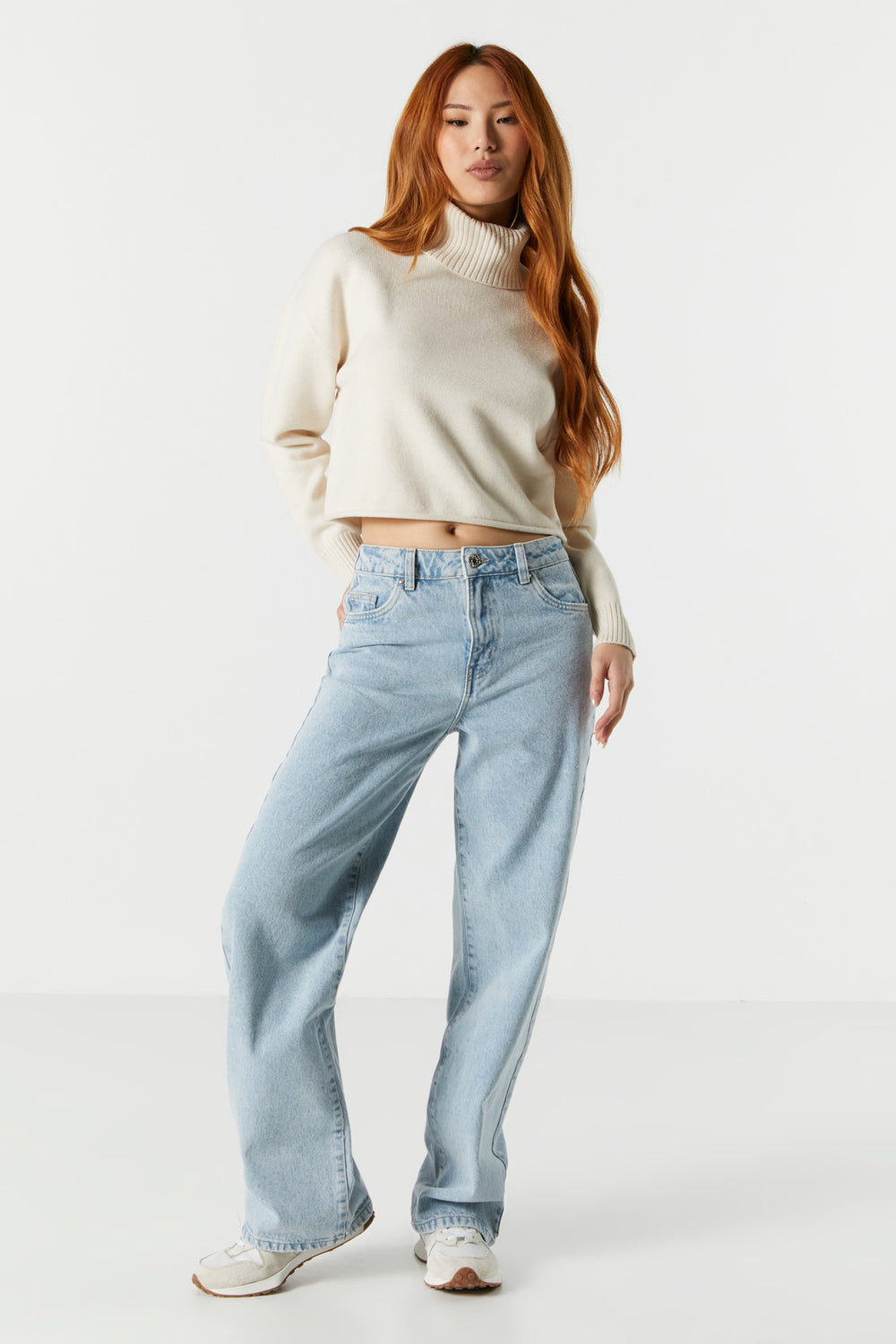 Cropped Turtleneck Sweater Cropped Turtleneck Sweater 9