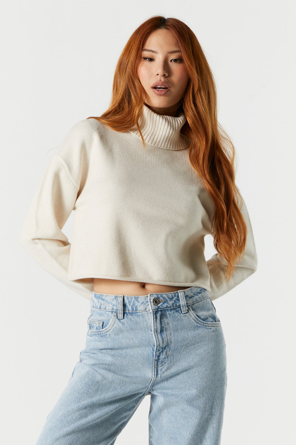 Cropped Turtleneck Sweater Cropped Turtleneck Sweater 7