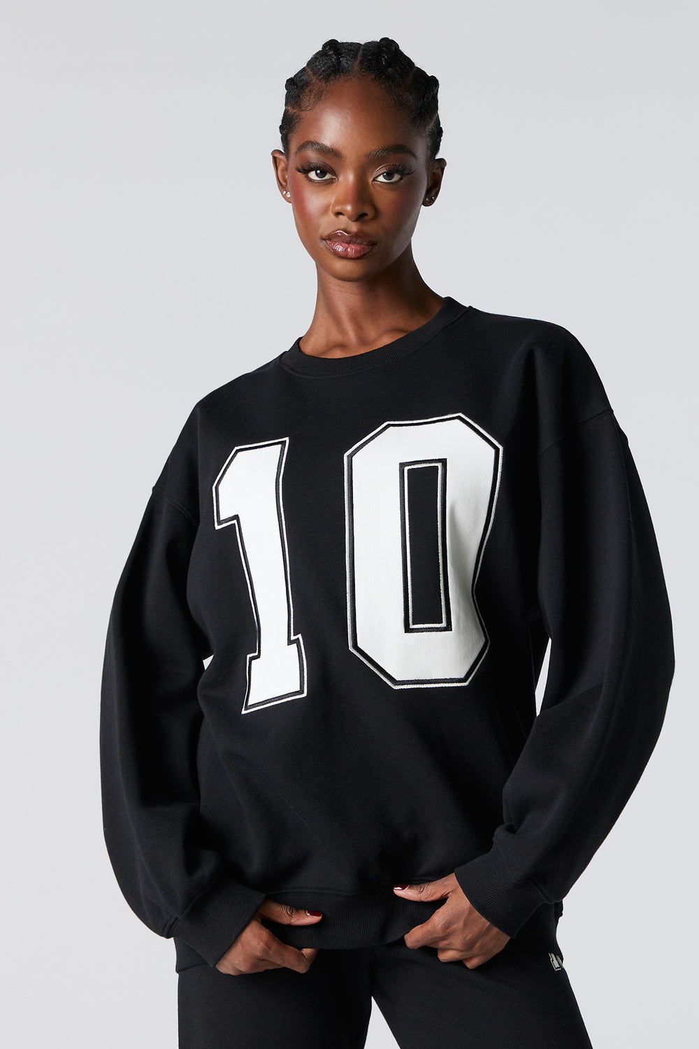 Oversized Graphic Fleece Sweatshirt Oversized Graphic Fleece Sweatshirt 6