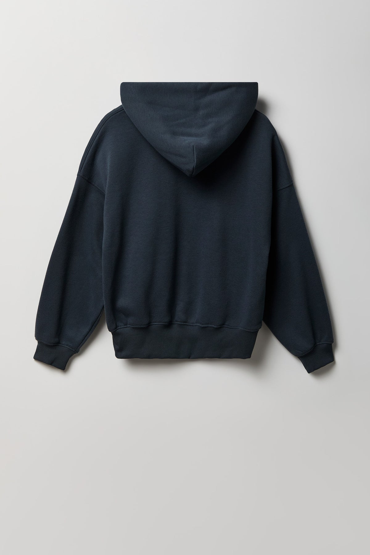 Alt View 5. Fleece Boxy Hoodie - Dark Grey