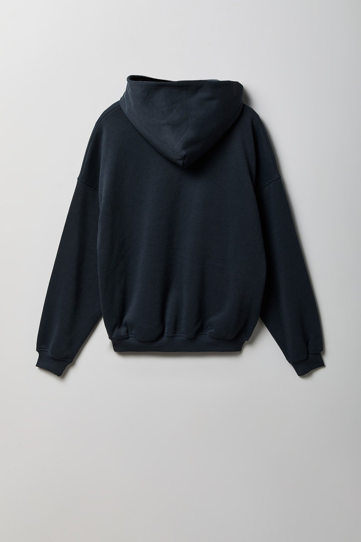 Alt View 5. Graphic Fleece Boxy Hoodie - Dark Grey
