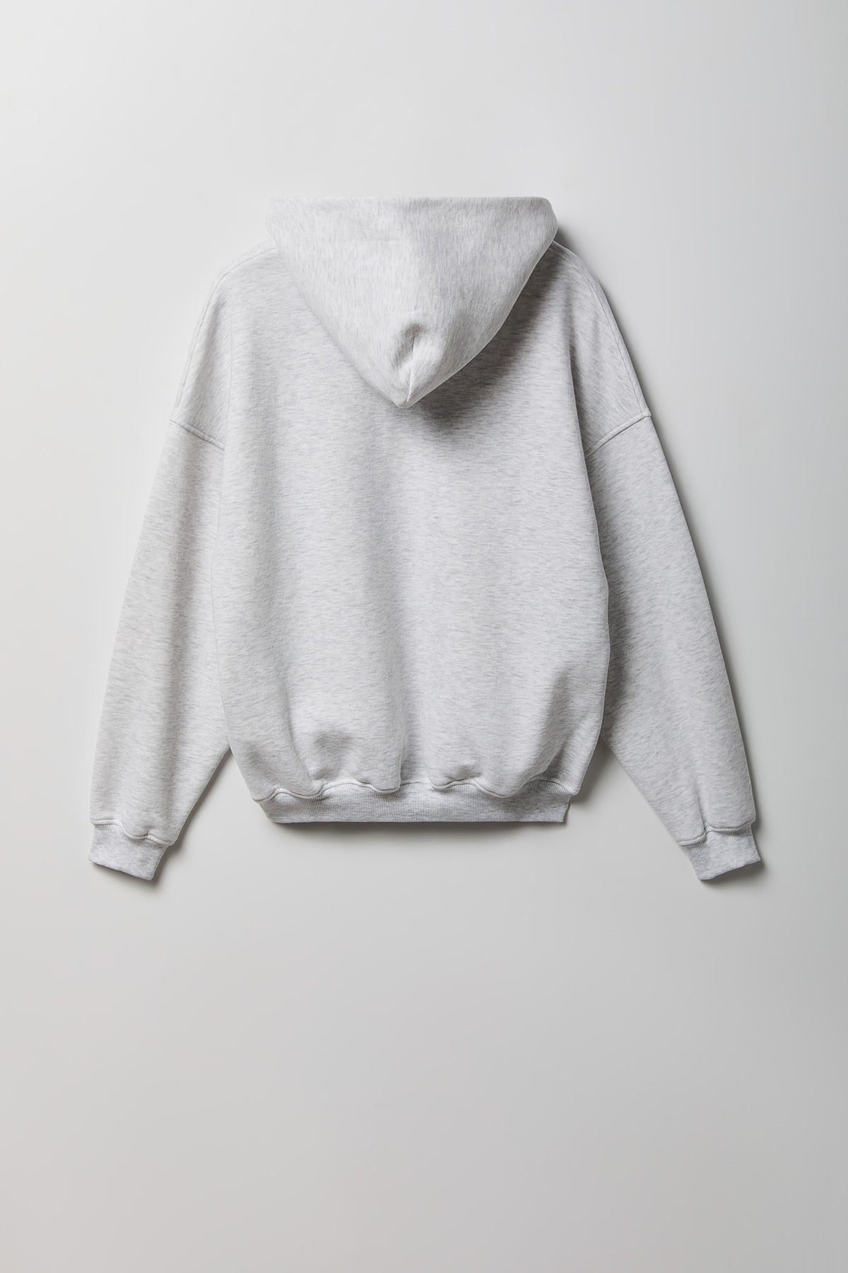 Alt View 5. Graphic Fleece Boxy Hoodie - Light Grey