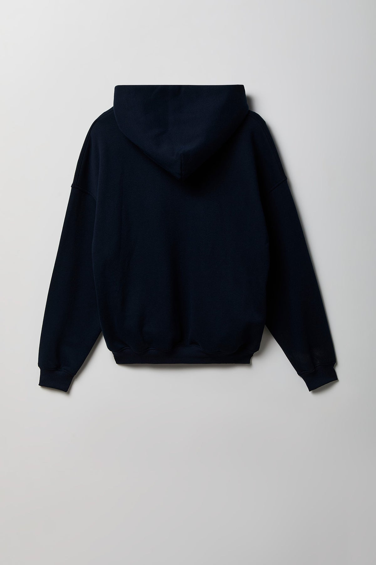 Alt View 5. Graphic Fleece Boxy Hoodie - Dark Blue