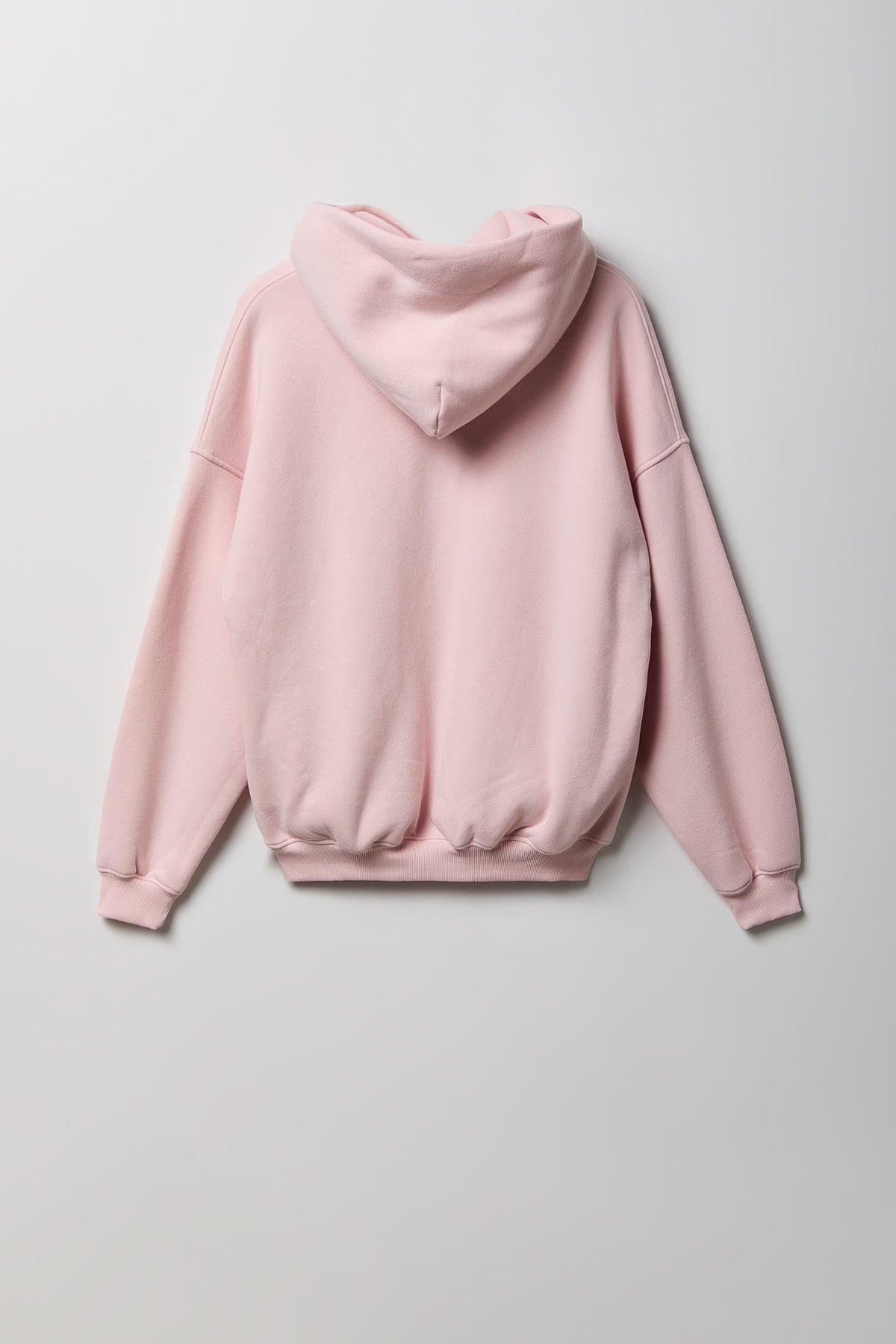 Alt View 5. Graphic Fleece Boxy Hoodie - Light Pink