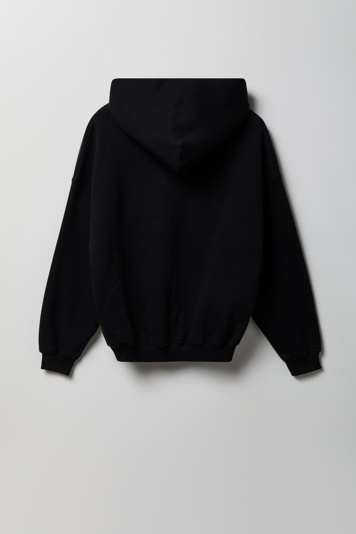 Alt View 5. Fleece Boxy Hoodie - Black