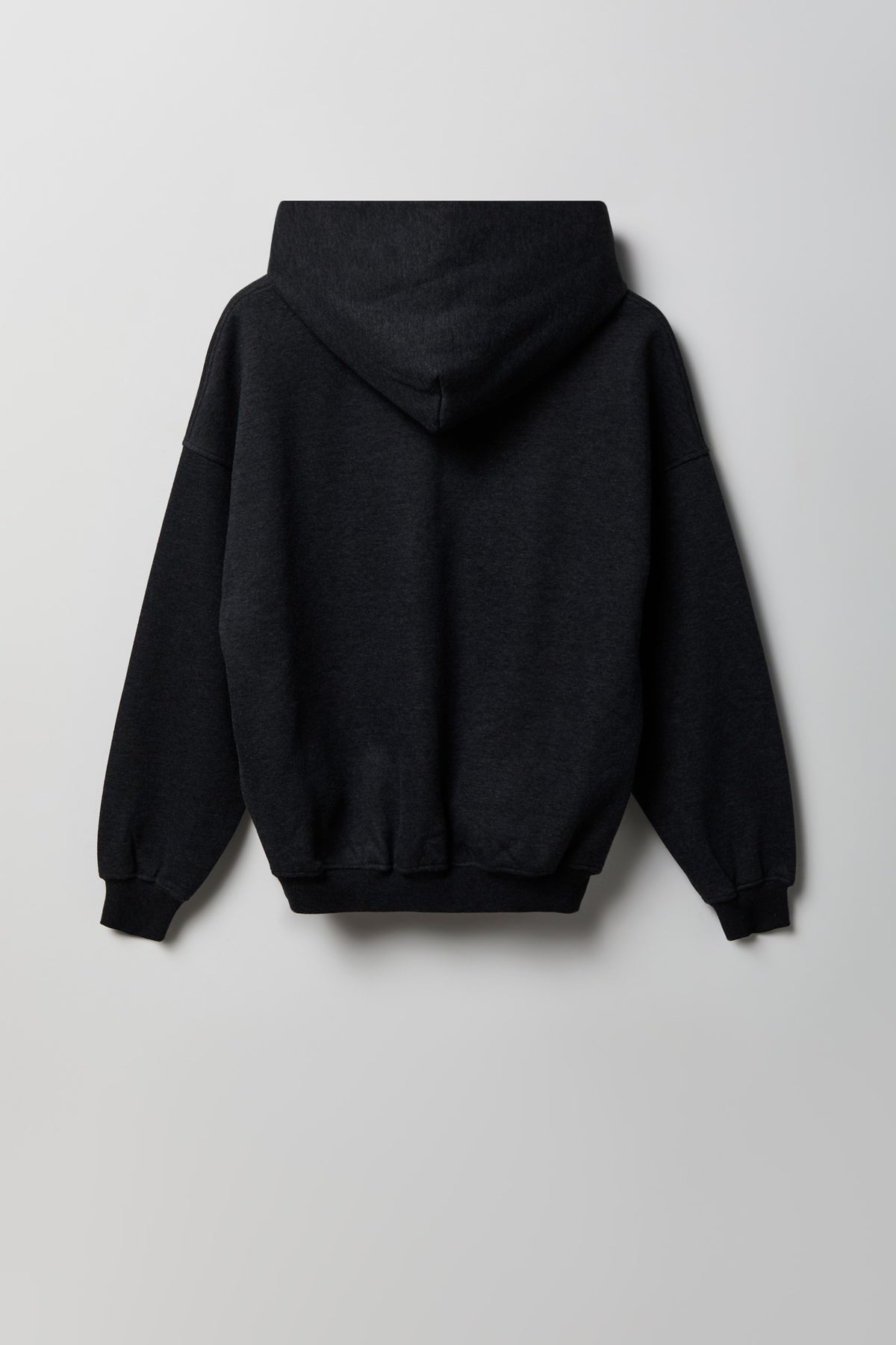 Alt View 5. Fleece Boxy Hoodie - Charcoal