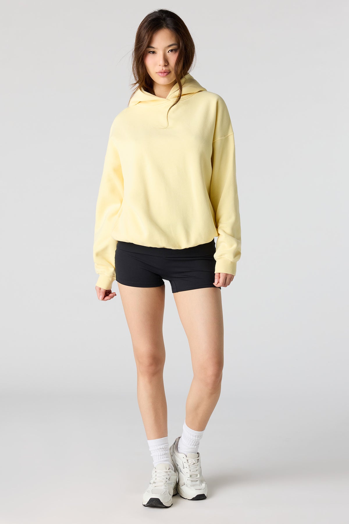 Alt View 3. Luxe Fleece Favorite Hoodie - Yellow