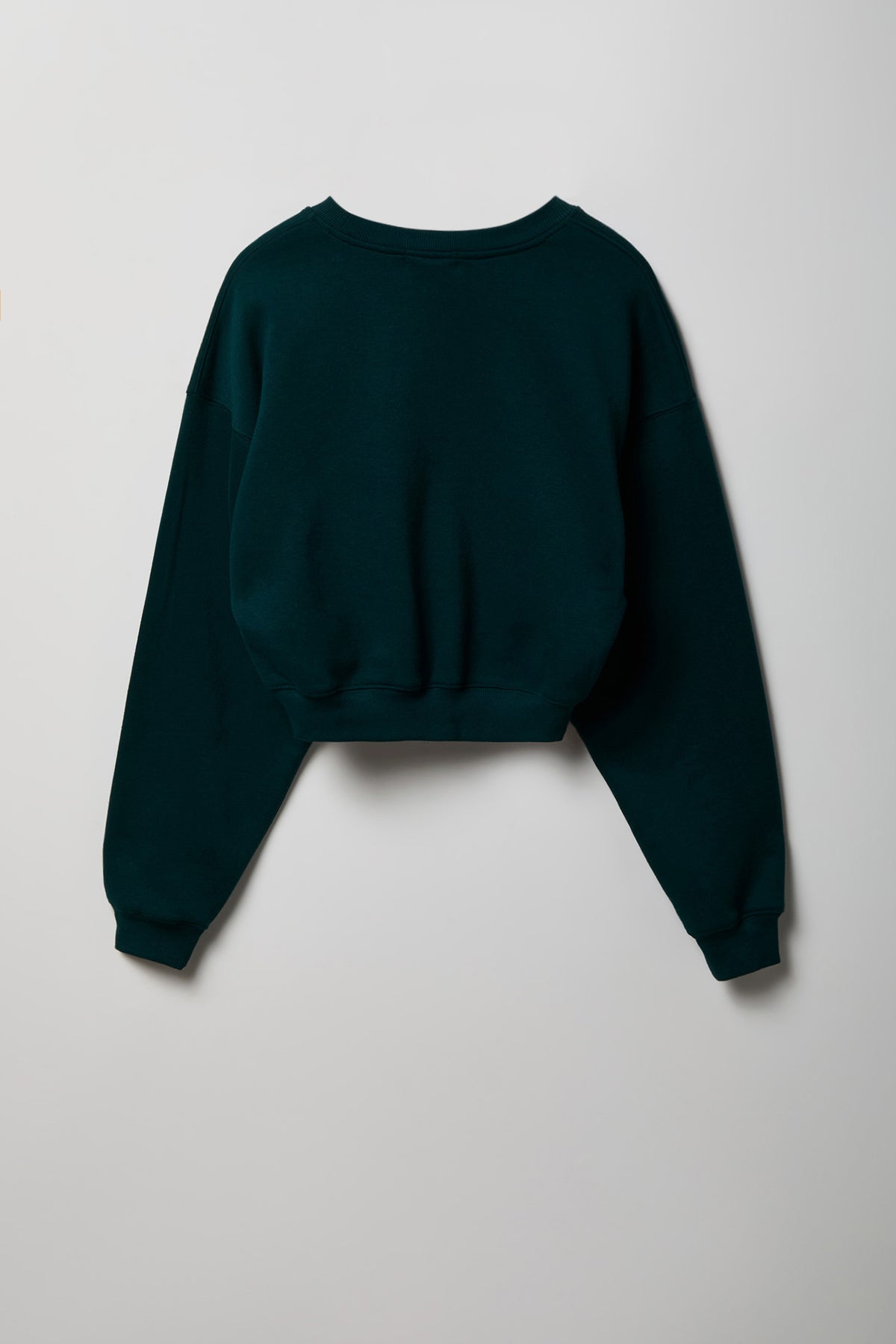 Alt View 5. Fleece Boxy Sweatshirt - Green