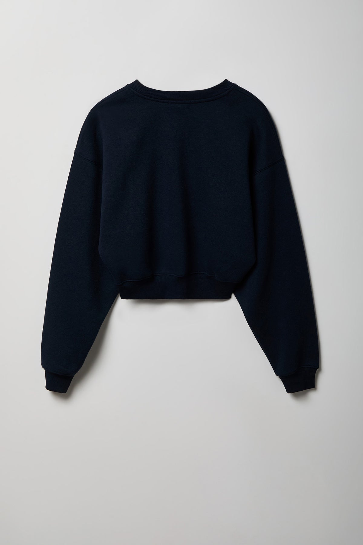 Alt View 5. Fleece Boxy Sweatshirt - Dark Blue