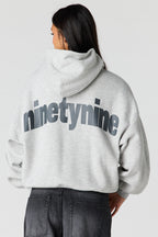 Fleece Graphic Boxy Hoodie