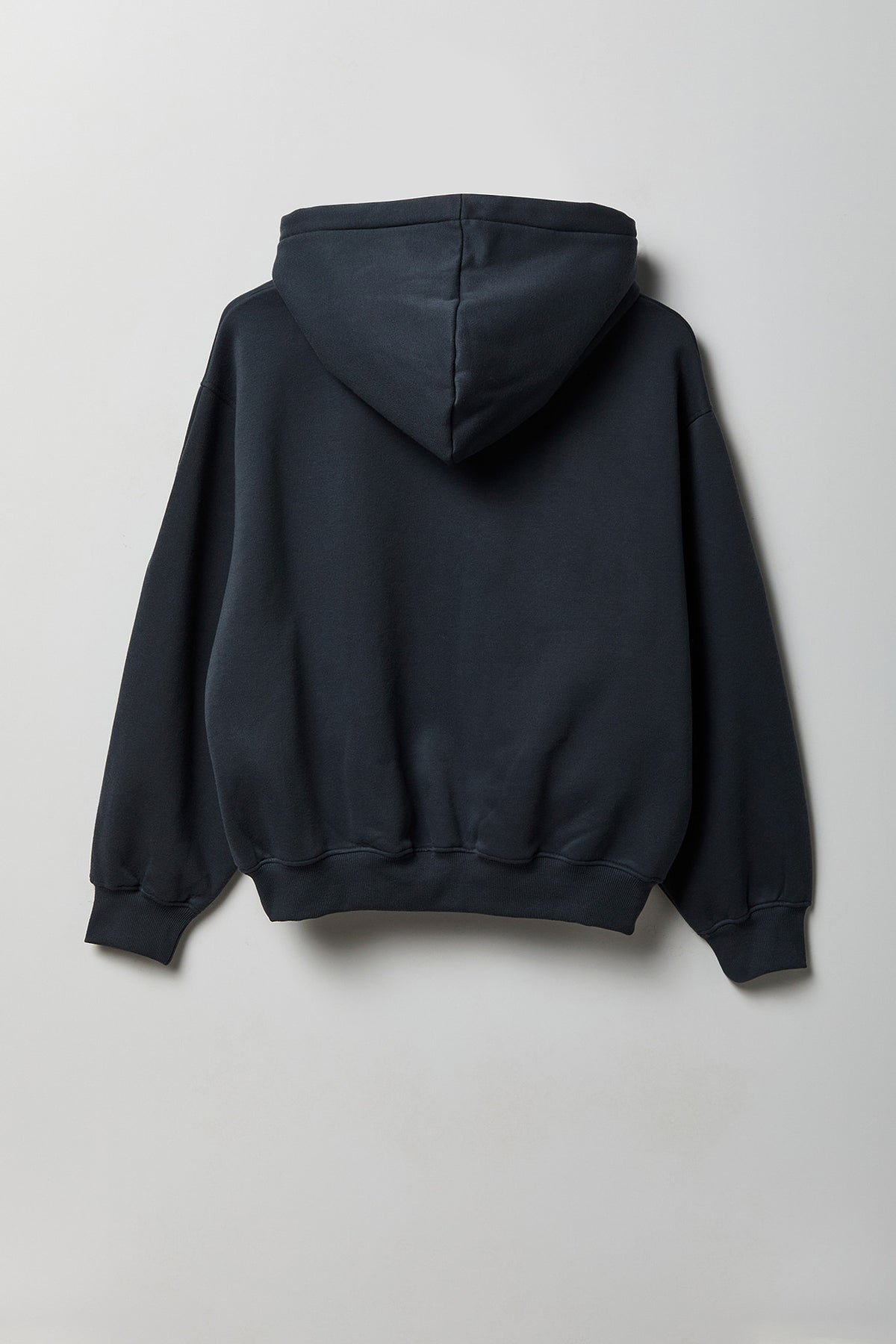 Alt View 6. Fleece Graphic Boxy Hoodie - Silver