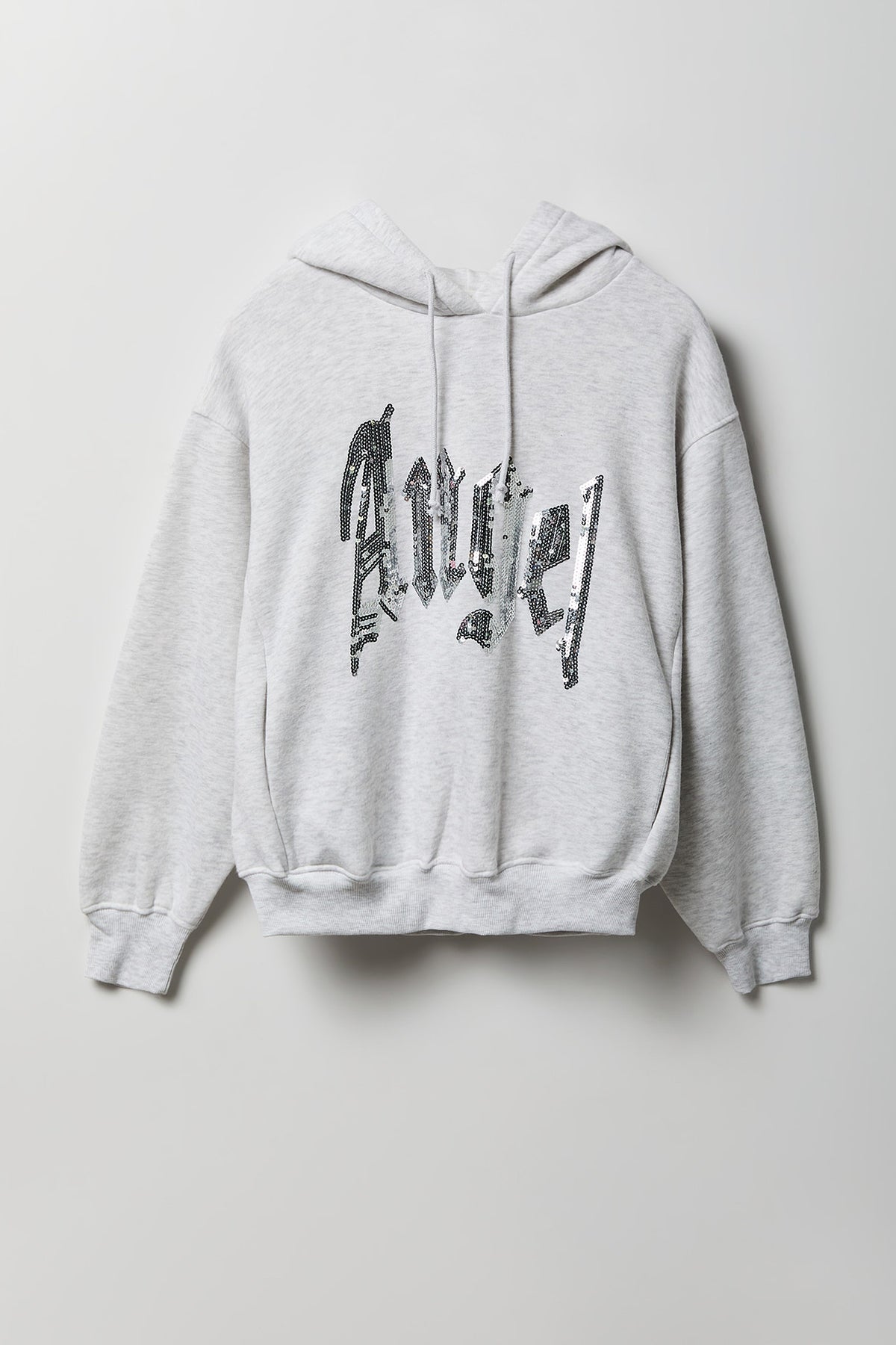Alt View 7. Fleece Graphic Boxy Hoodie - Silver