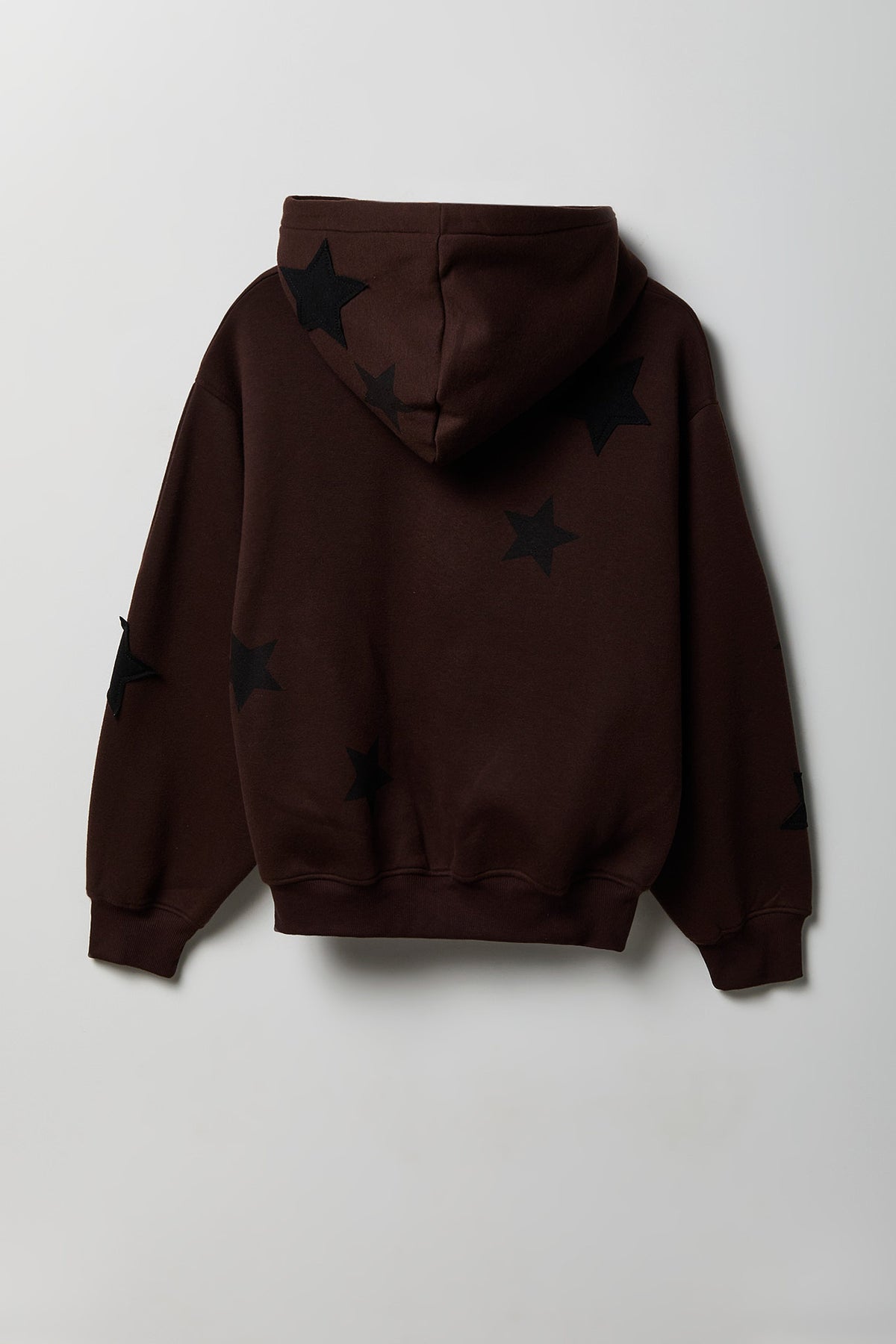 Alt View 12. Fleece Graphic Boxy Hoodie - Silver
