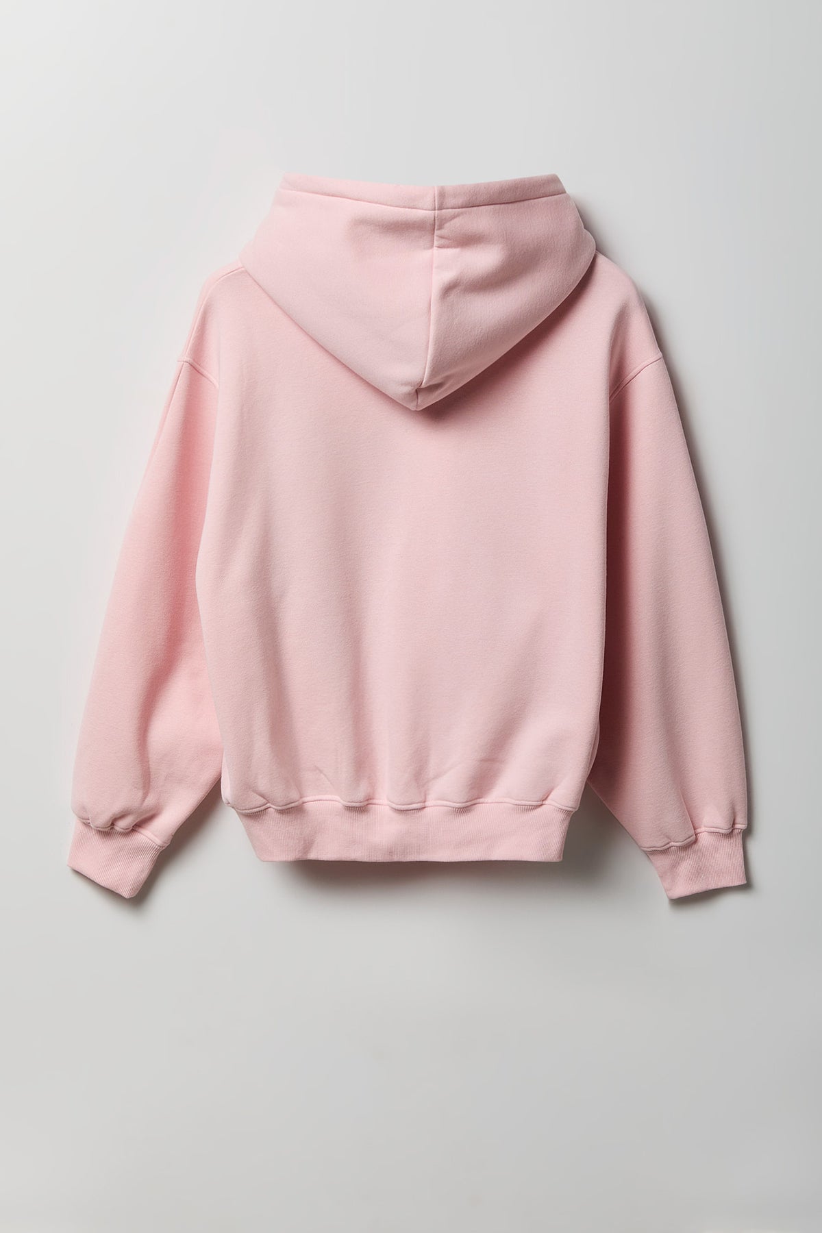 Alt View 2. Fleece Graphic Boxy Hoodie - Light Pink