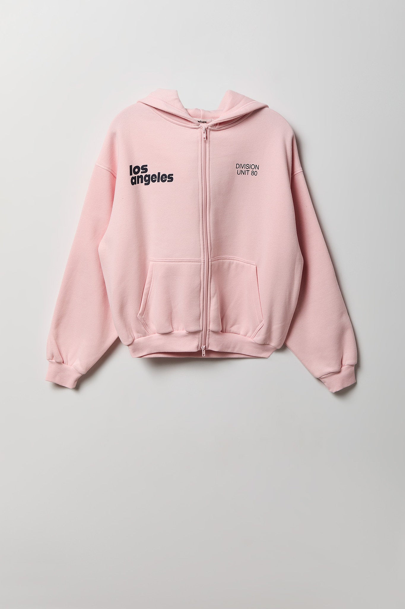 Graphic Fleece Boxy Zip Hoodie – Charlotte Russe