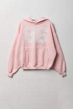 Fleece Graphic Boxy Hoodie