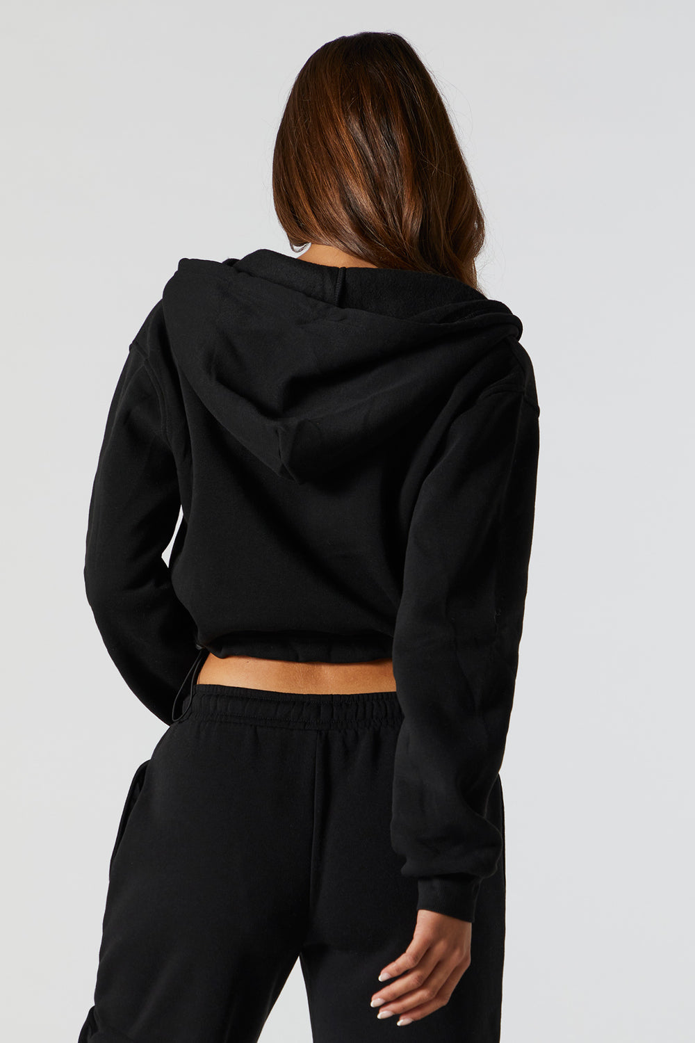 Fleece Cropped Cargo Hoodie Fleece Cropped Cargo Hoodie 3