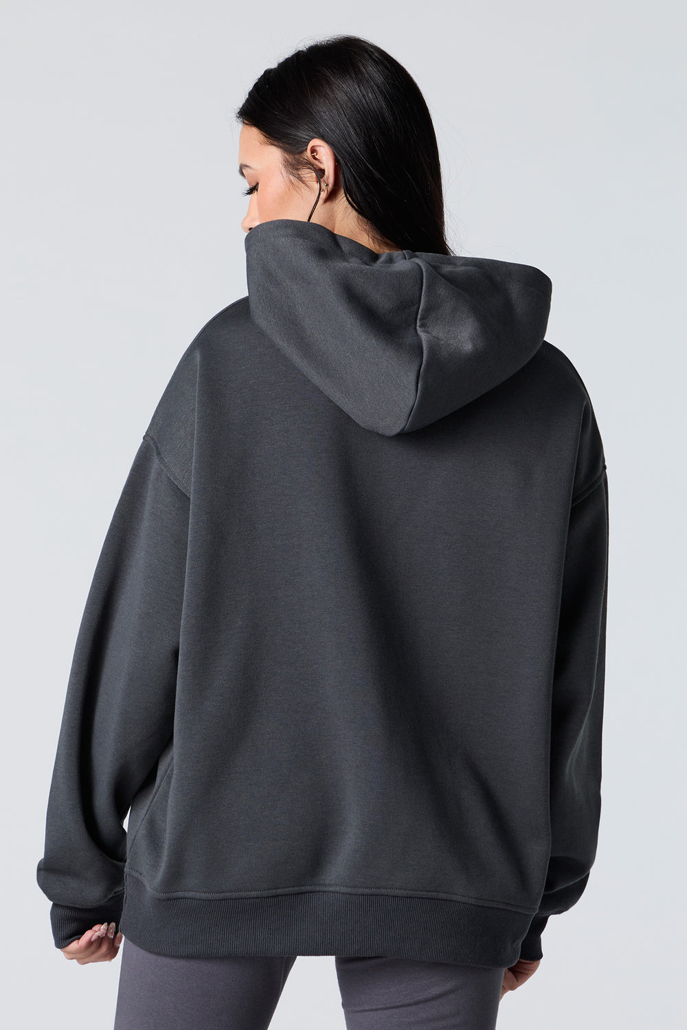 Oversized Solid Fleece Hoodie Oversized Solid Fleece Hoodie 8